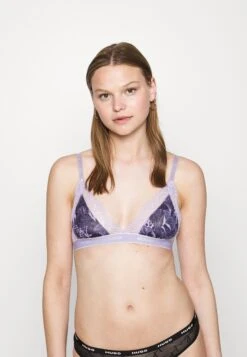 Hugo Triangle Fantasy- Underwired Bra - Open Purple