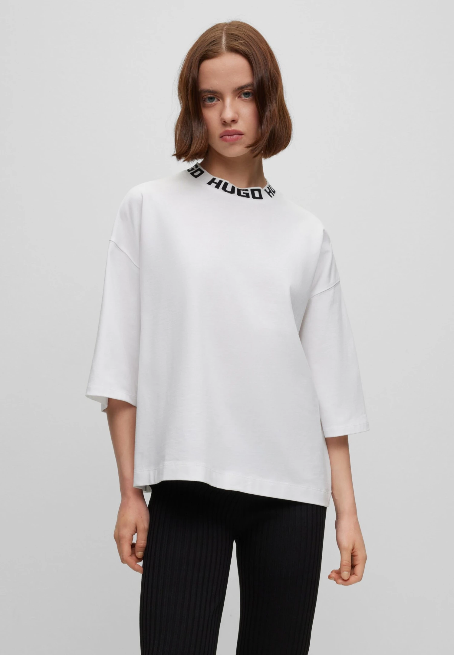 Hugo Dinaya - Long Sleeved Top - White 3 Hugo Dinaya - Long Sleeved Top - White