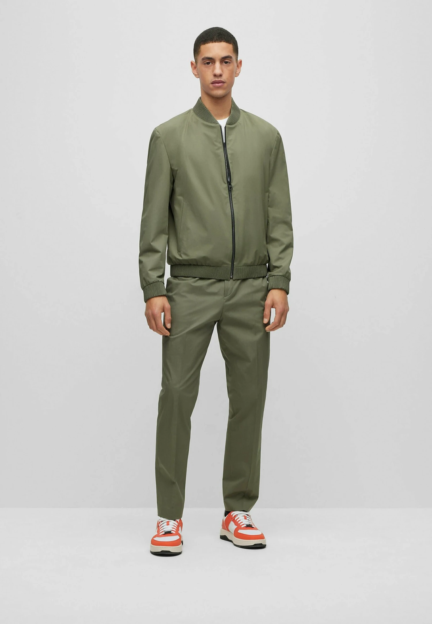 Hugo Ukashi - Bomber Jacket - Khaki One 4 Hugo Ukashi - Bomber Jacket - Khaki One - Image 2