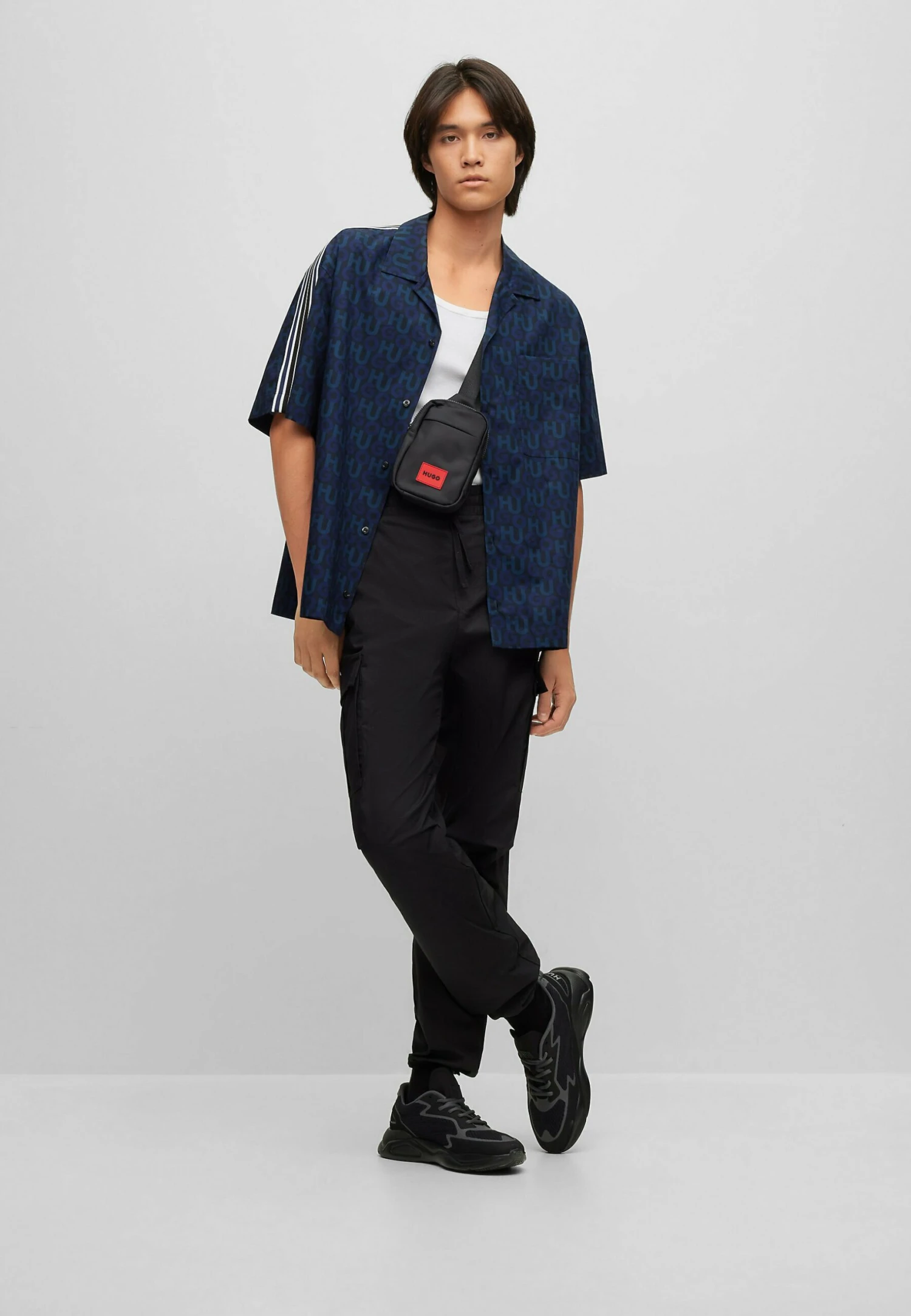 Hugo Egeeno - Shirt - Dark Blue Five 4 Hugo Egeeno - Shirt - Dark Blue Five - Image 2