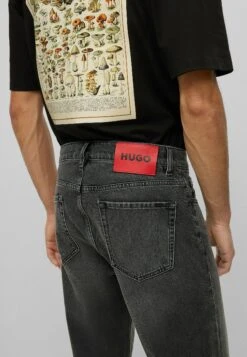 Hugo Straight Leg Jeans - Grey Five -Hugo fae77e4be0ea4e0283e2262f69d0cb25