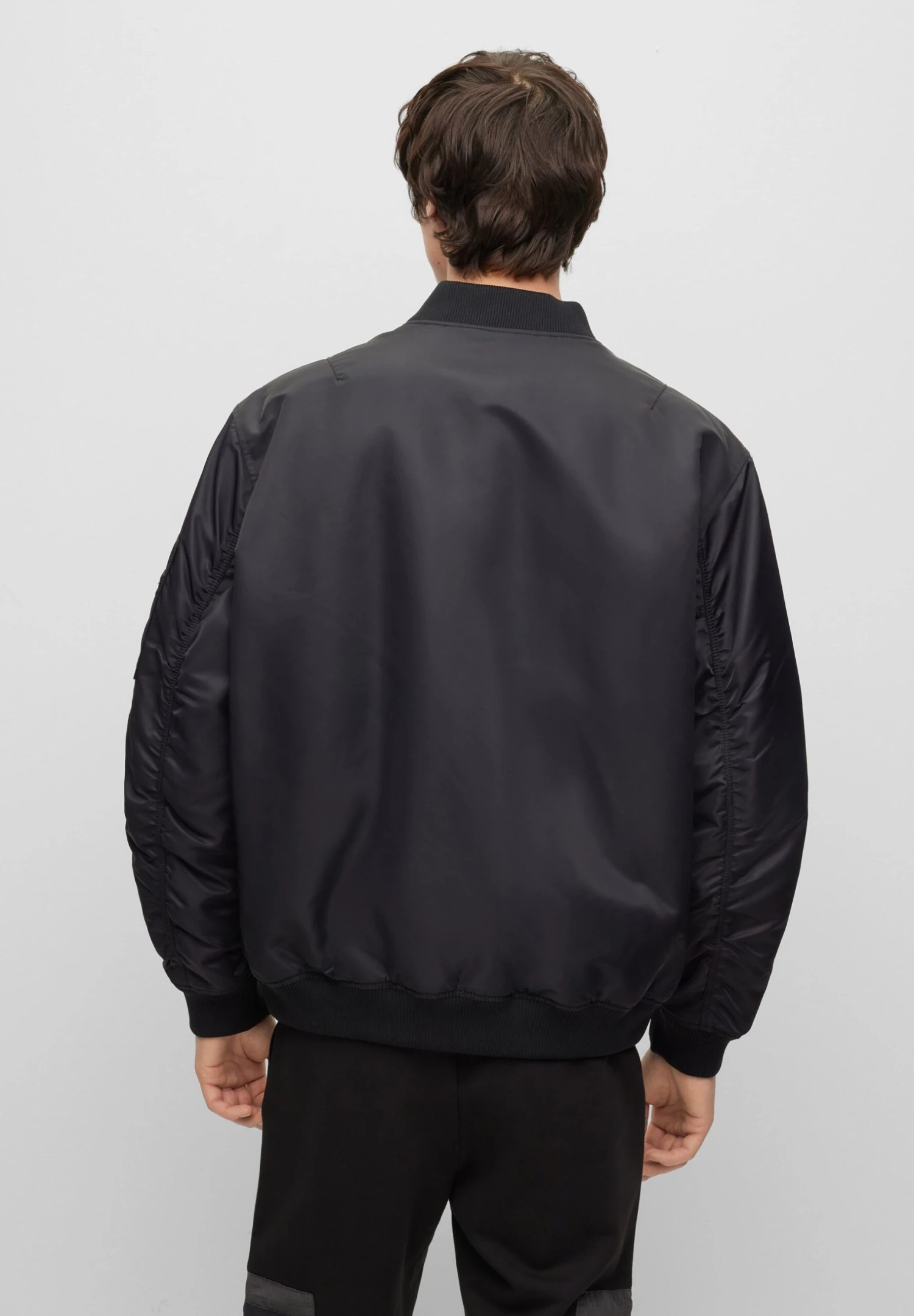Hugo Byler - Bomber Jacket - Black 5 Hugo Byler - Bomber Jacket - Black - Image 3