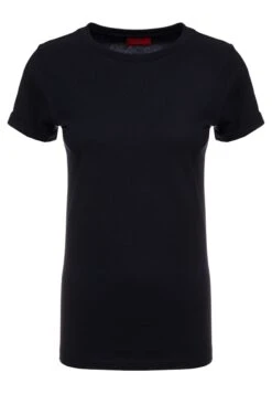 Hugo The Plain Tee - Basic T-Shirt - Black -Hugo fcd1f49f84e0448290b6bc4c3c1dbda8