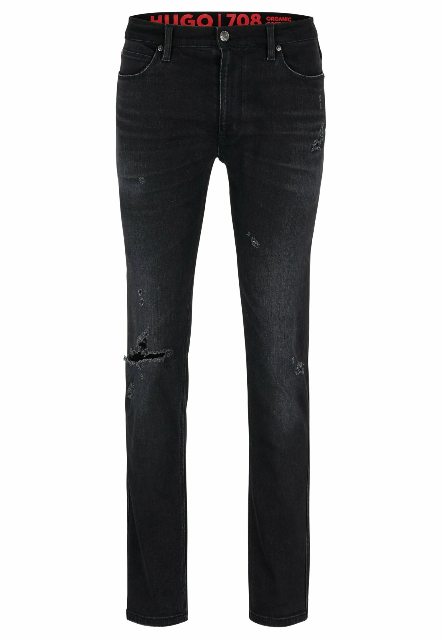 Hugo Slim Fit Jeans - Dark Grey Three 7 Hugo Slim Fit Jeans - Dark Grey Three - Image 5