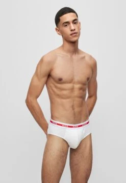 Hugo Hipbr Triplet 3 Pack - Briefs - Bright Red -Hugo fe0019067aa94a37ad619f9cc58625d4
