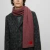Hugo Zaff - Scarf - Dark Brown Four -Hugo fe5434a5f9db4ea3a41f2c122fd4b9cb
