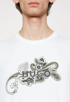 Hugo Dulive - Print T-Shirt - White -Hugo fe85807c1fd2480aaac3c034d92321fe