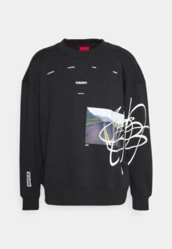 Hugo Deral - Sweatshirt - Black -Hugo fea127973f374fcba12899688aa4ebef