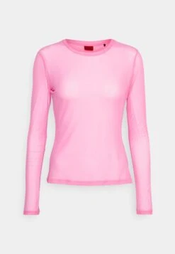 Hugo Diralina - Long Sleeved Top - Bright Pink -Hugo ff6f1b224ab847e8b1ac603c00cd7b50